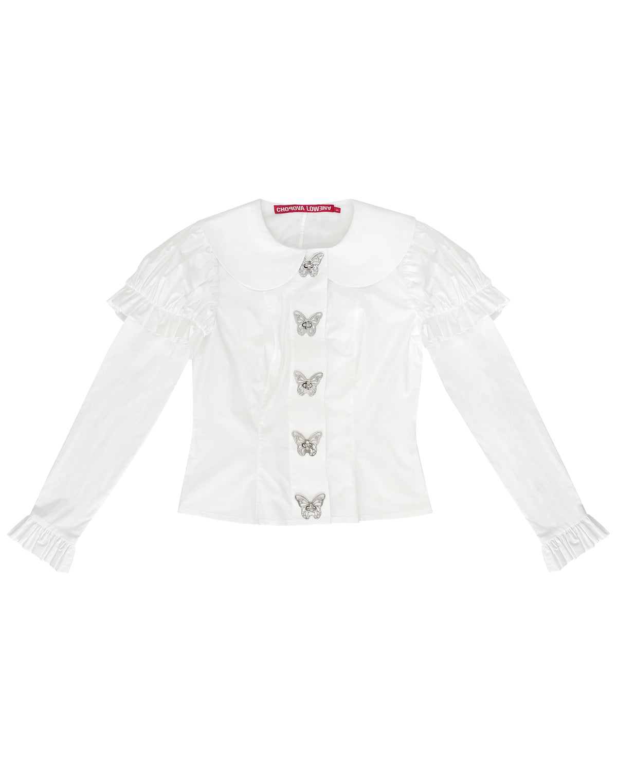White Butterfly Blouse