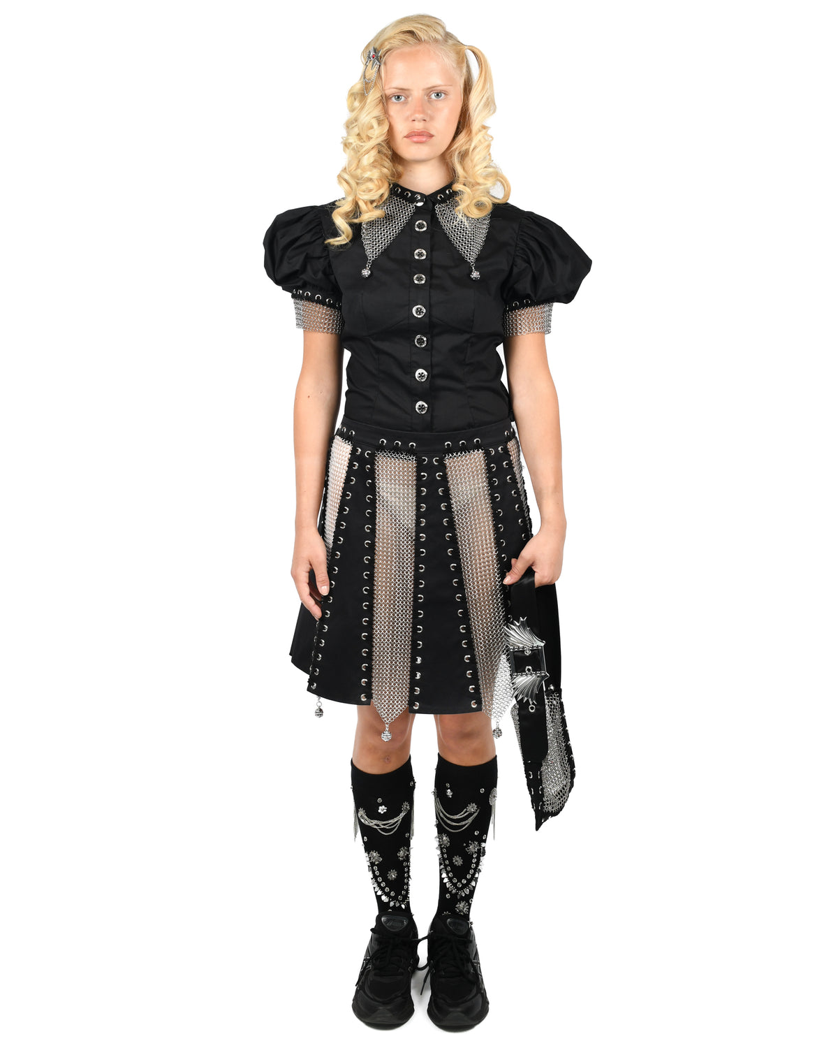 Titan Chainmail Short Sleeve Blouse