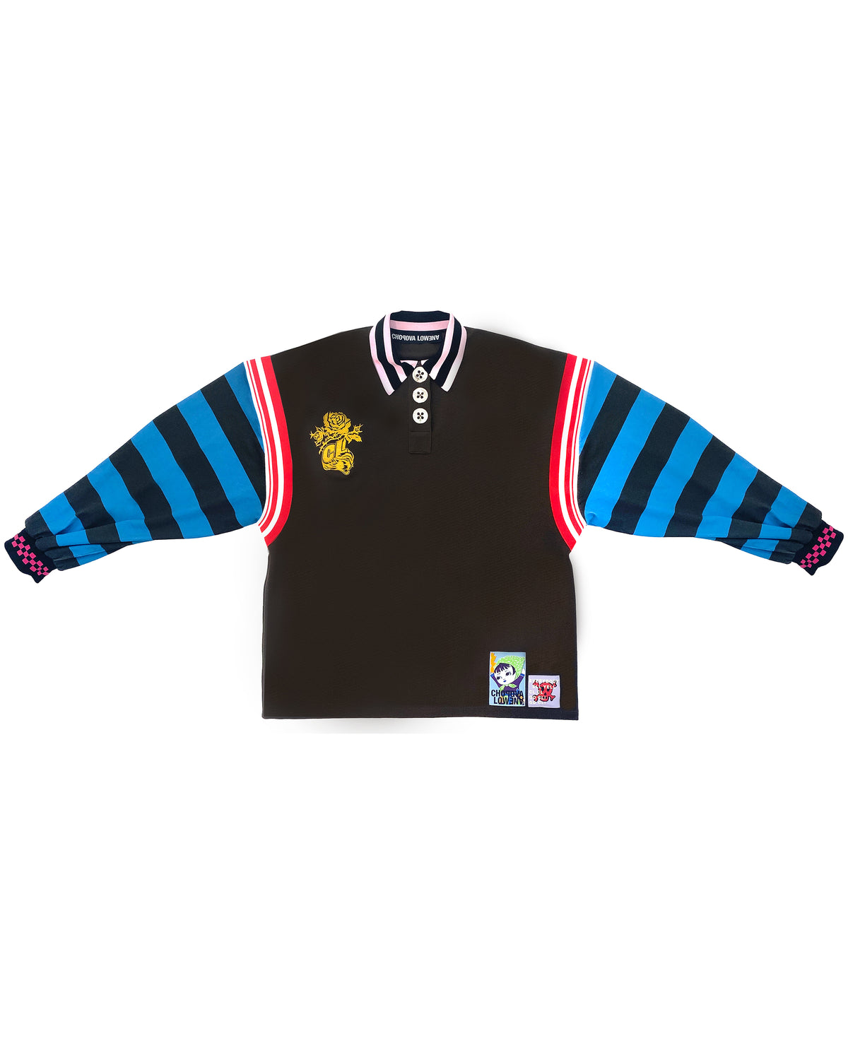 Brown Polo Top