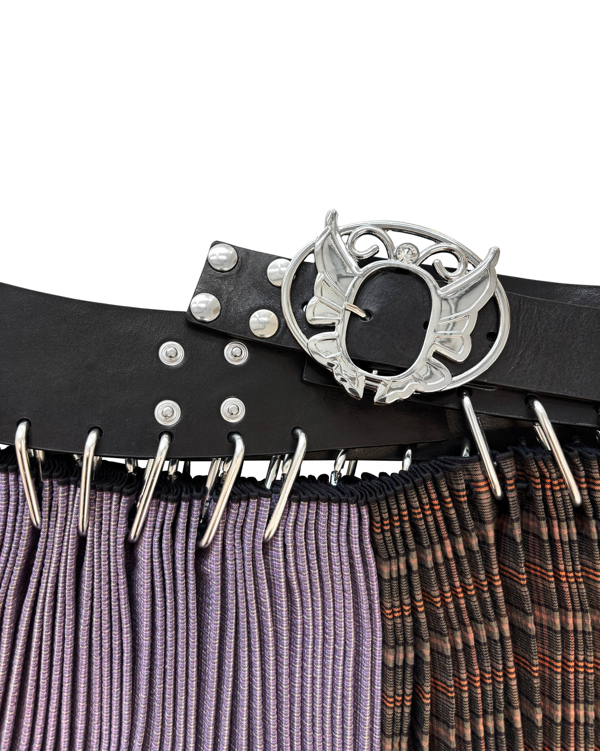 Cotton Mini Carabiner Skirt