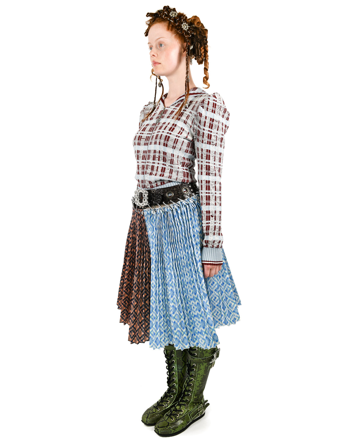 Pat Knee Carabiner Skirt