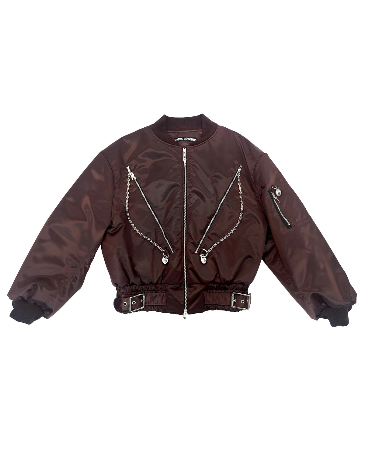 Helter Brown Bomber Jacket