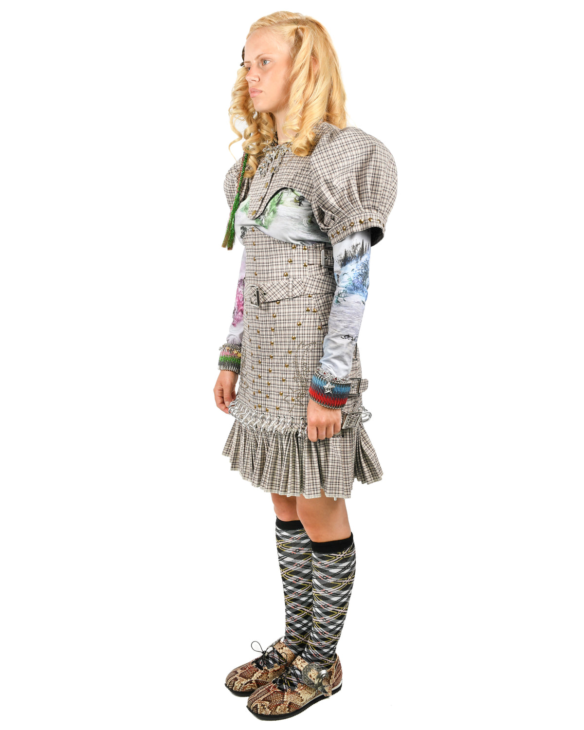 Exclusive Tartan Stingray Shrug