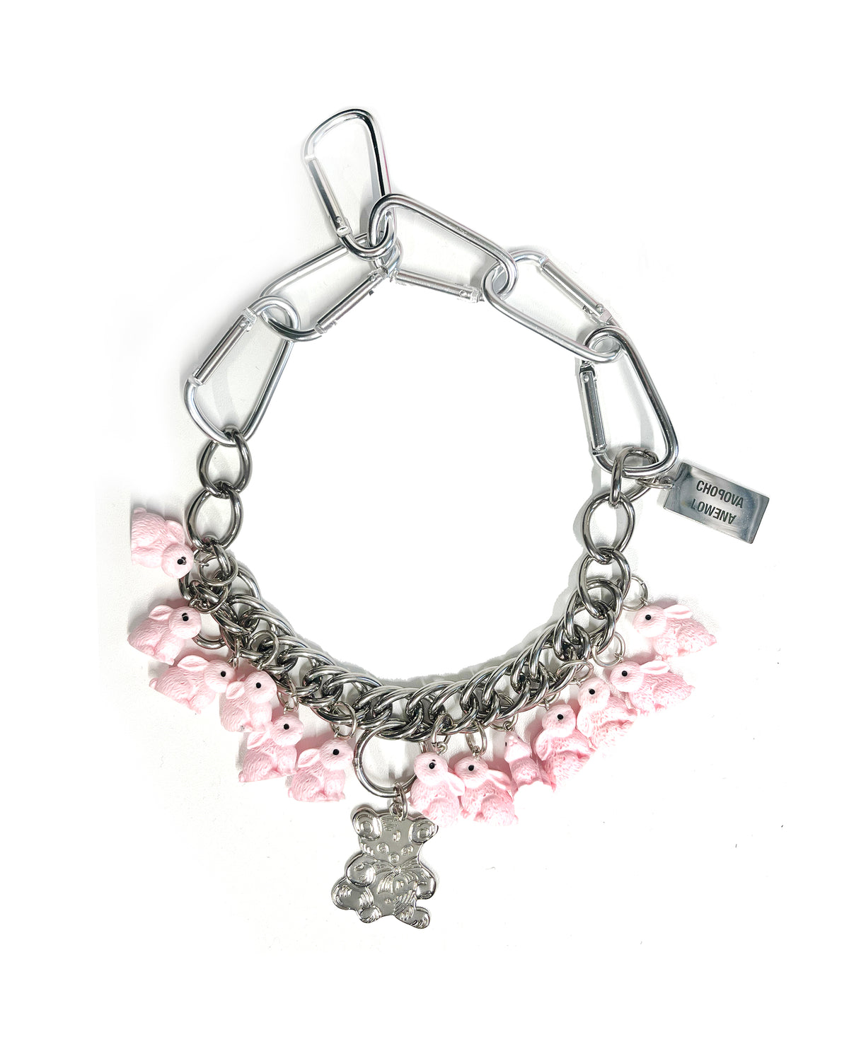 Bun Bear Carabiner Necklace