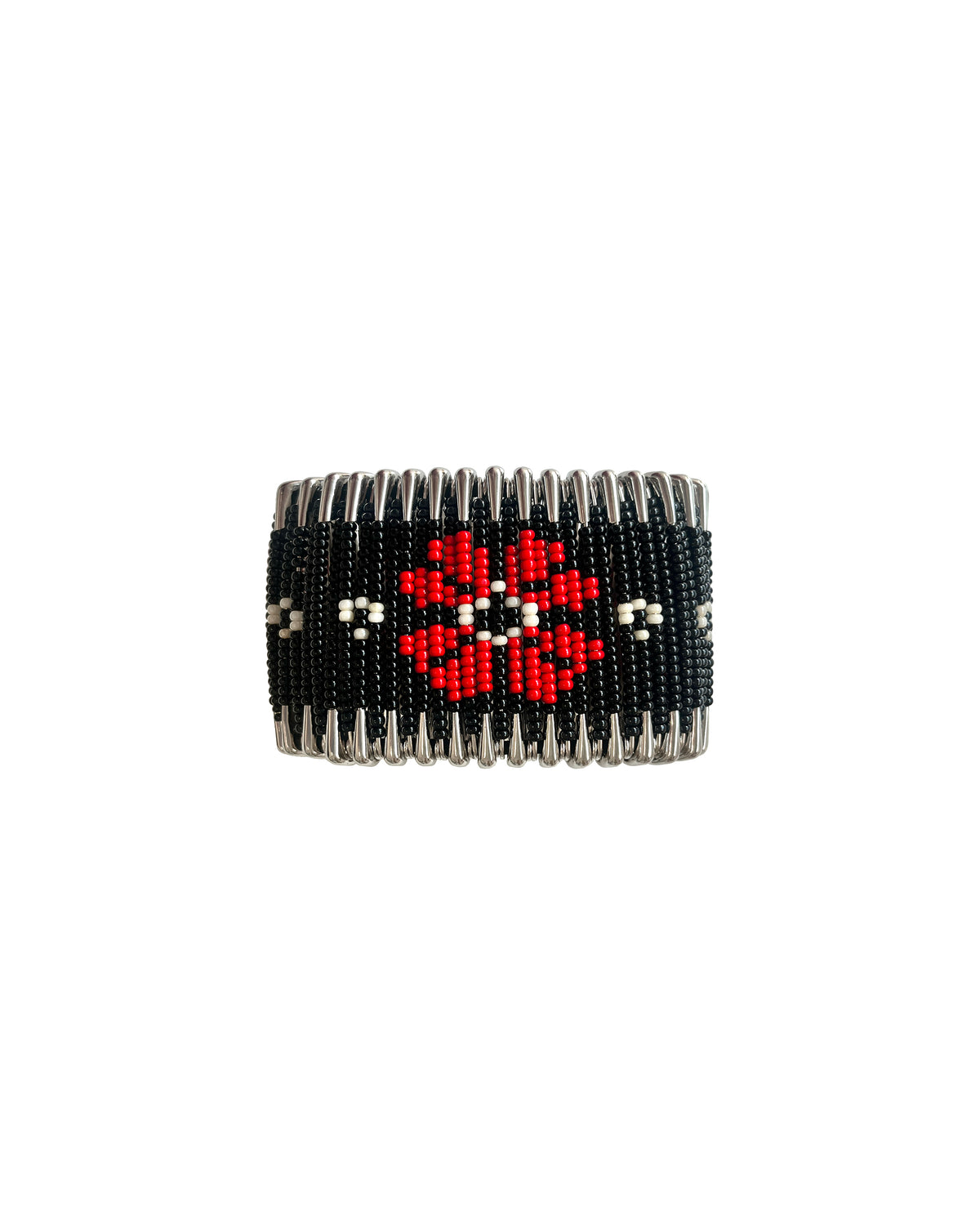 Black Safety Pin Bracelet
