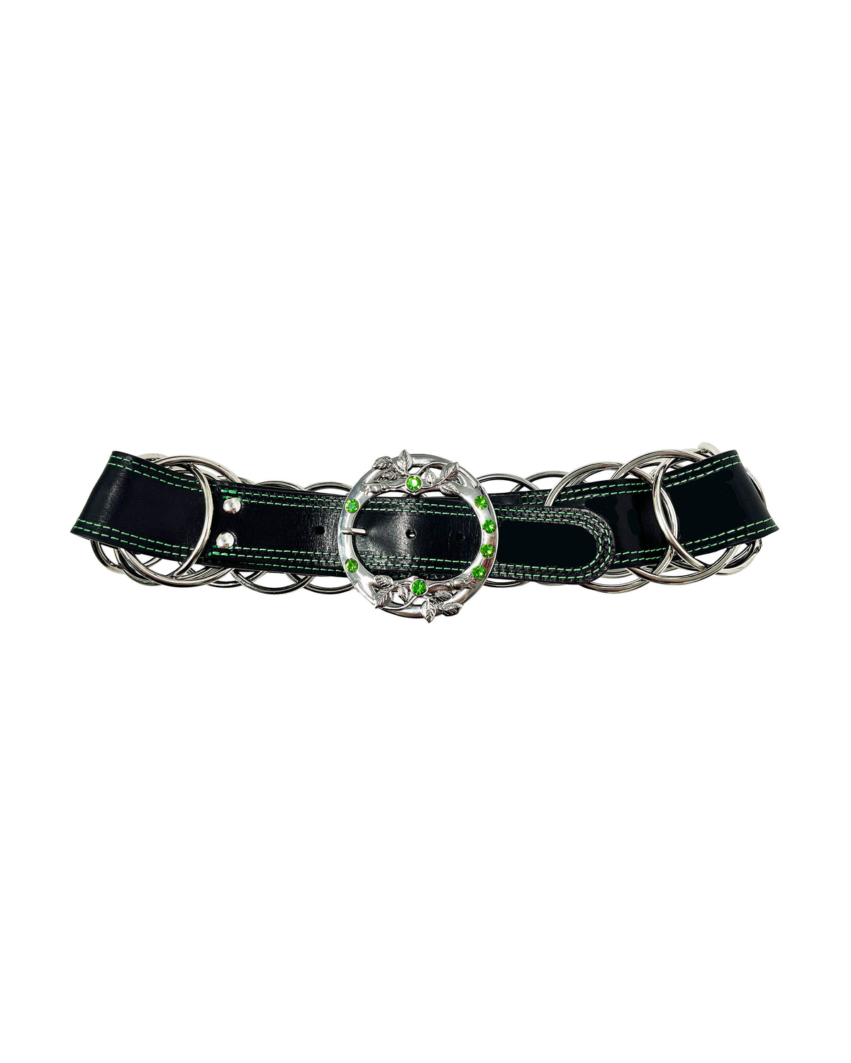 Black Ring Trouser Belt