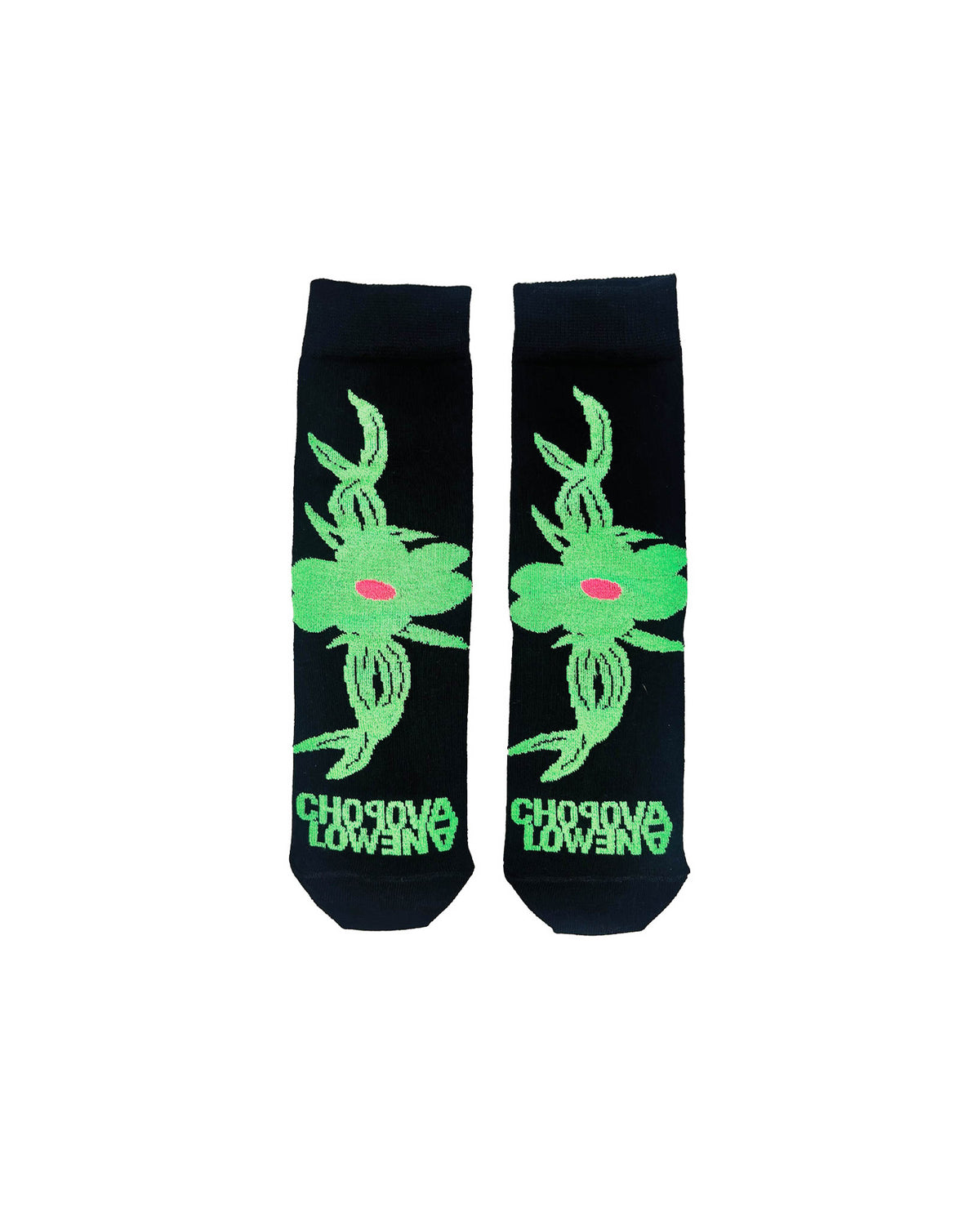 Pointy Floral Short Socks