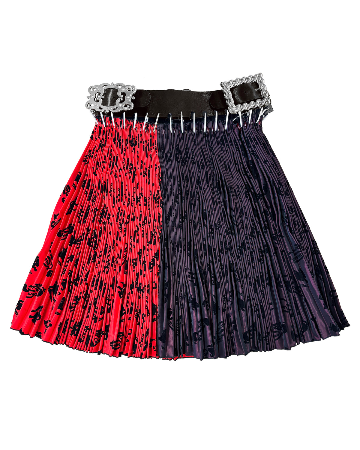 Exclusive Adjustable Belt Laser Knee Carabiner Skirt