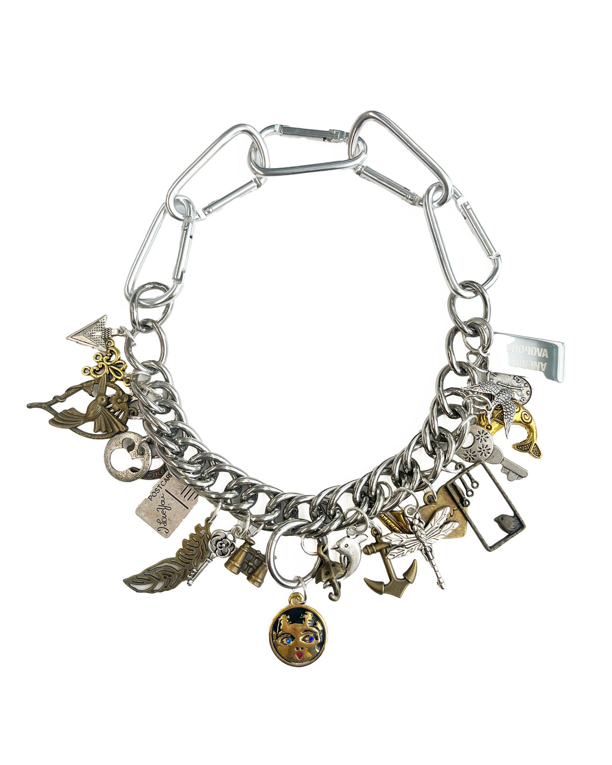 Exclusive Metal Charm Mix Necklace