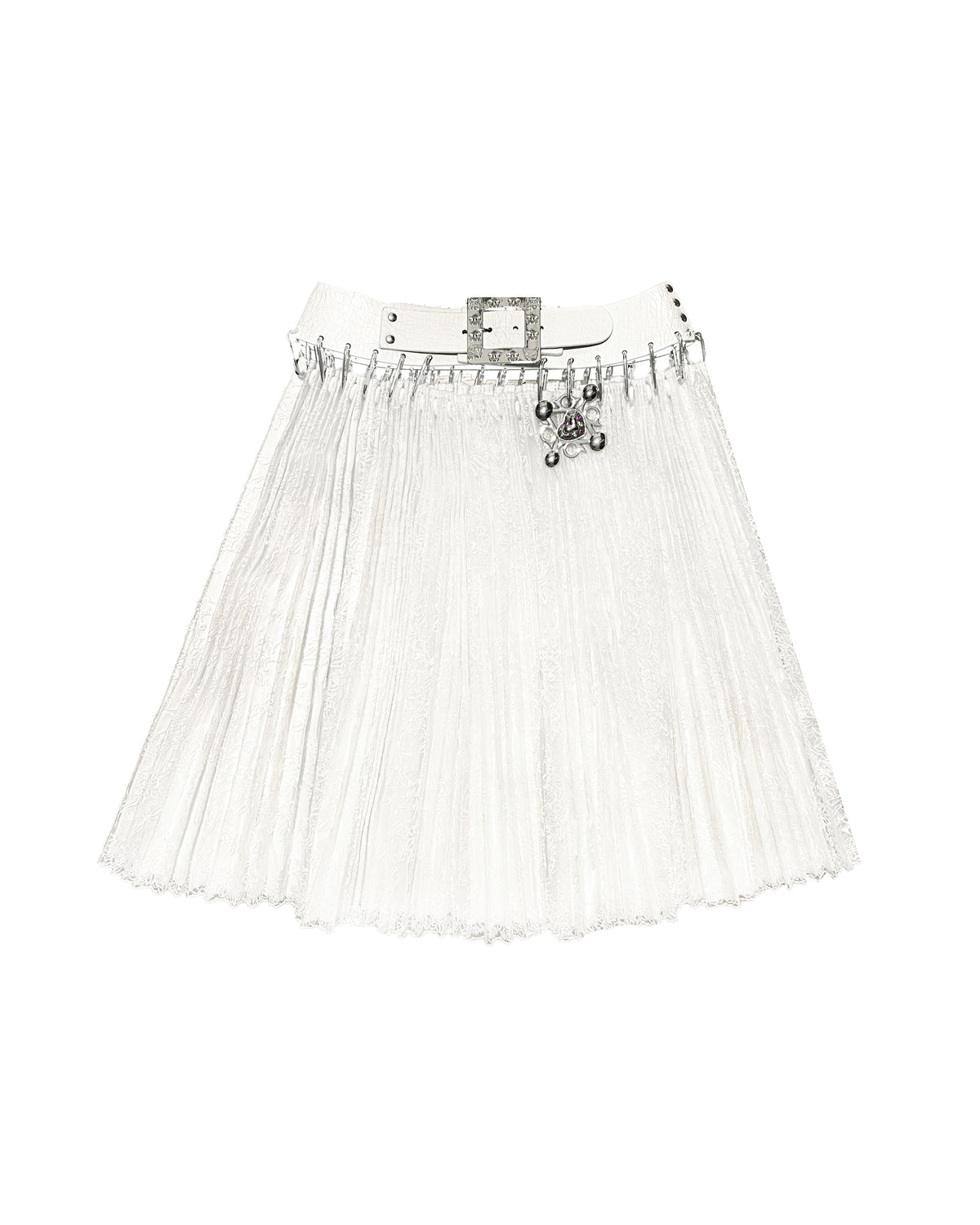 Laysin Lace Knee Carabiner Skirt