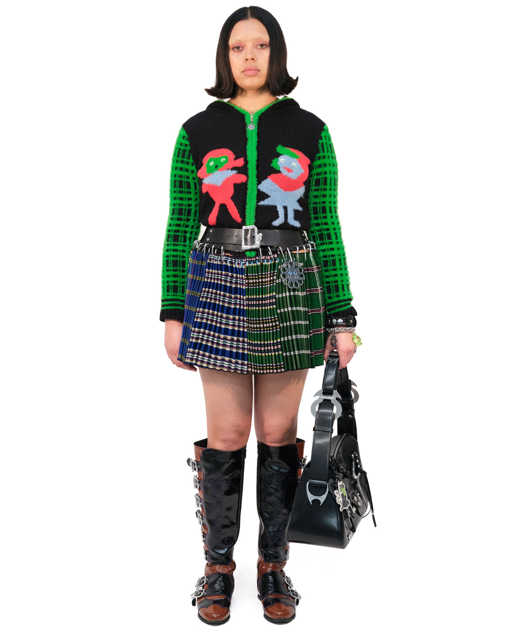 Erica Folkloric Mini Carabiner Skirt