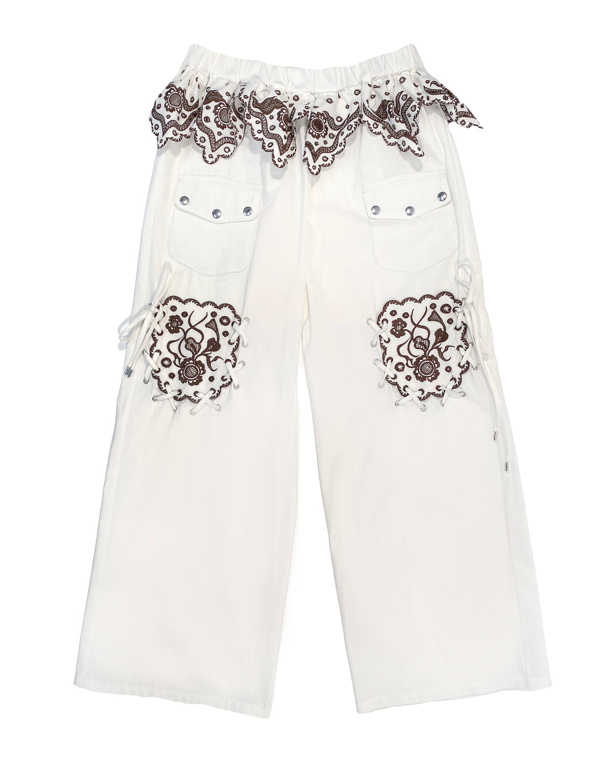 White Lansky Trousers