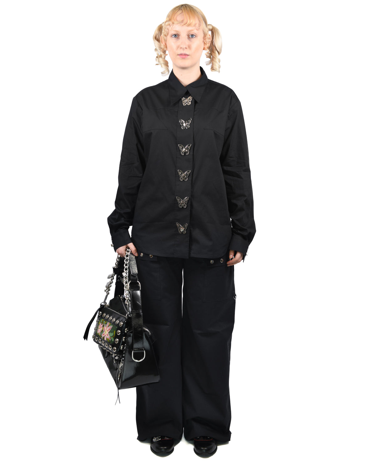 Black Butterfly Shirt
