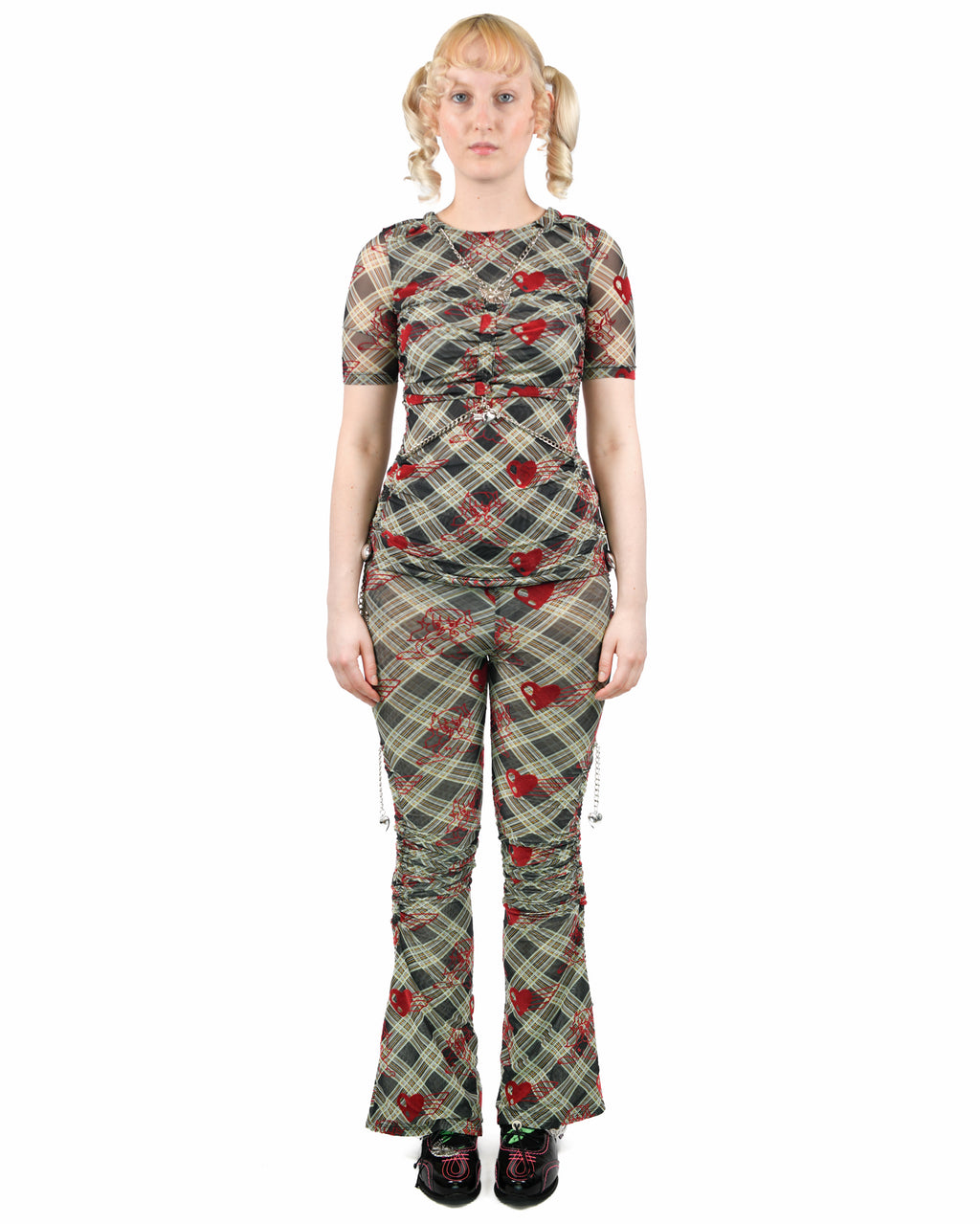 Exclusive Sonicscape Mesh Short Sleeve Top