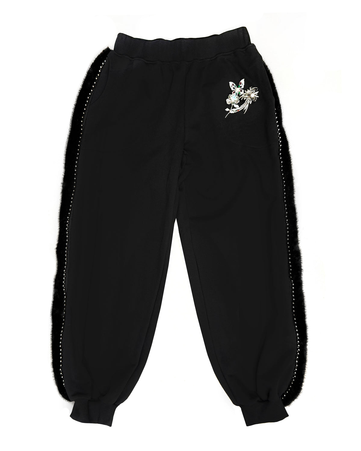 Fuzzy Pearl Sweatpants