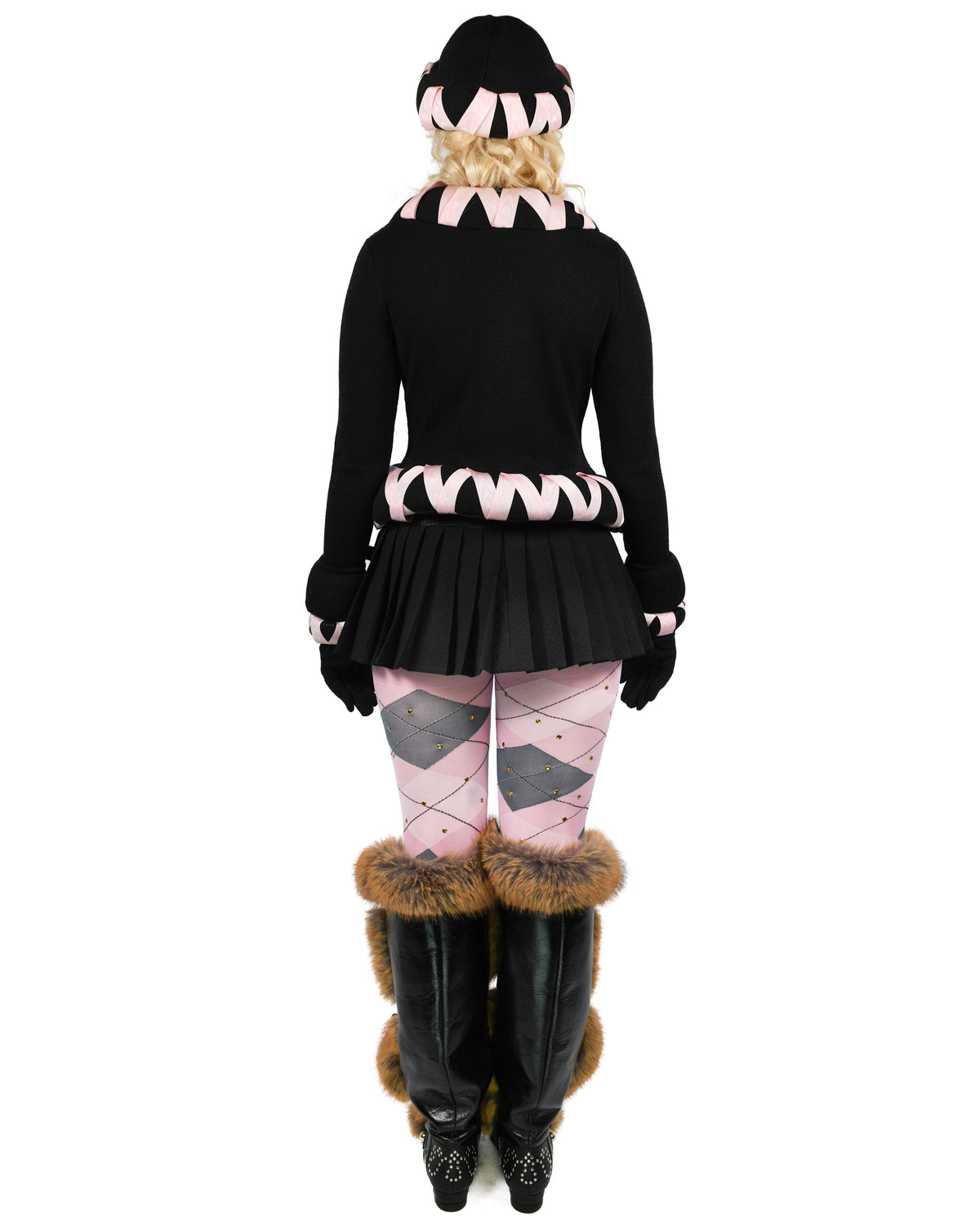 Cribbage Cross Black Cardigan