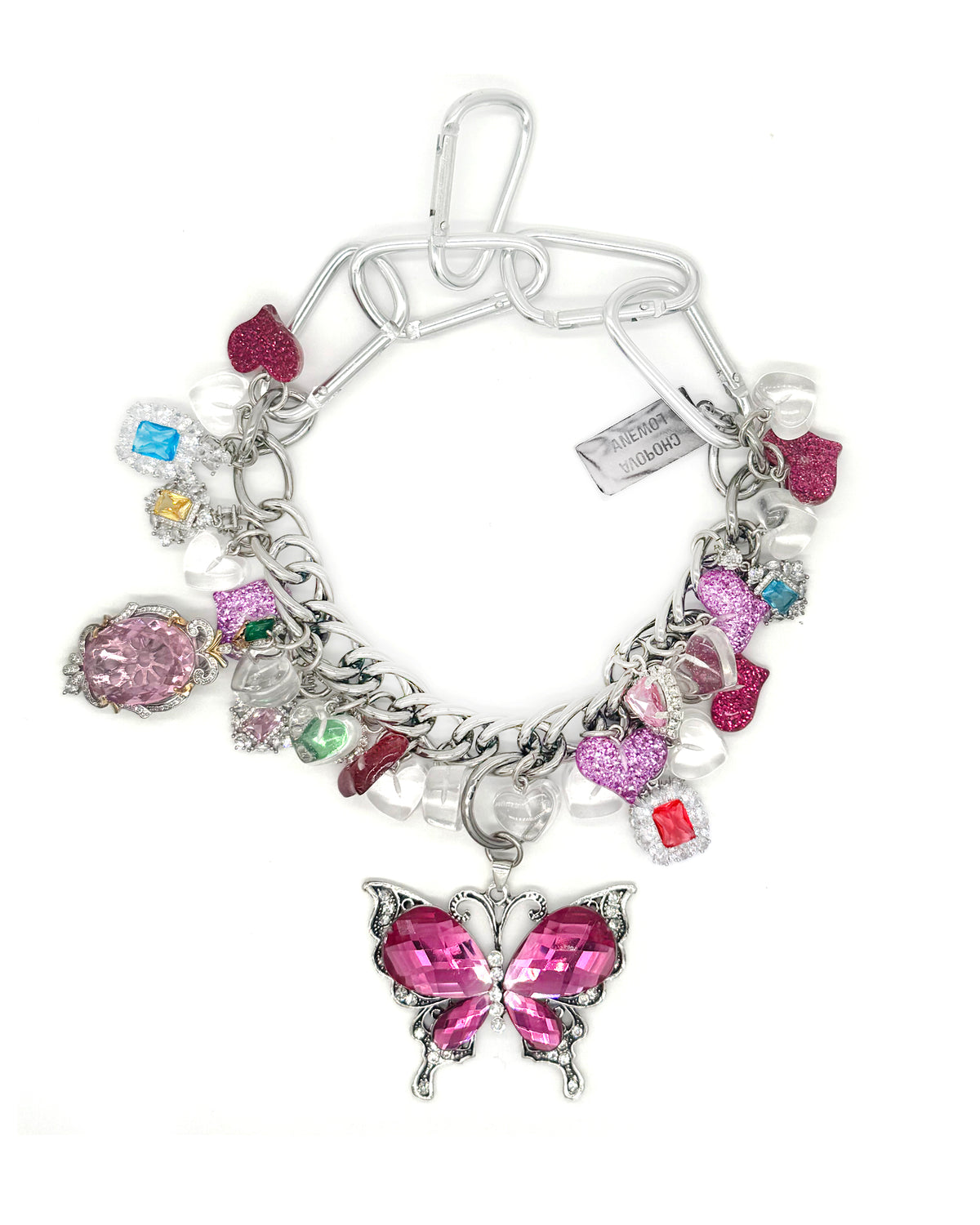 Fly My Love Carabiner Necklace