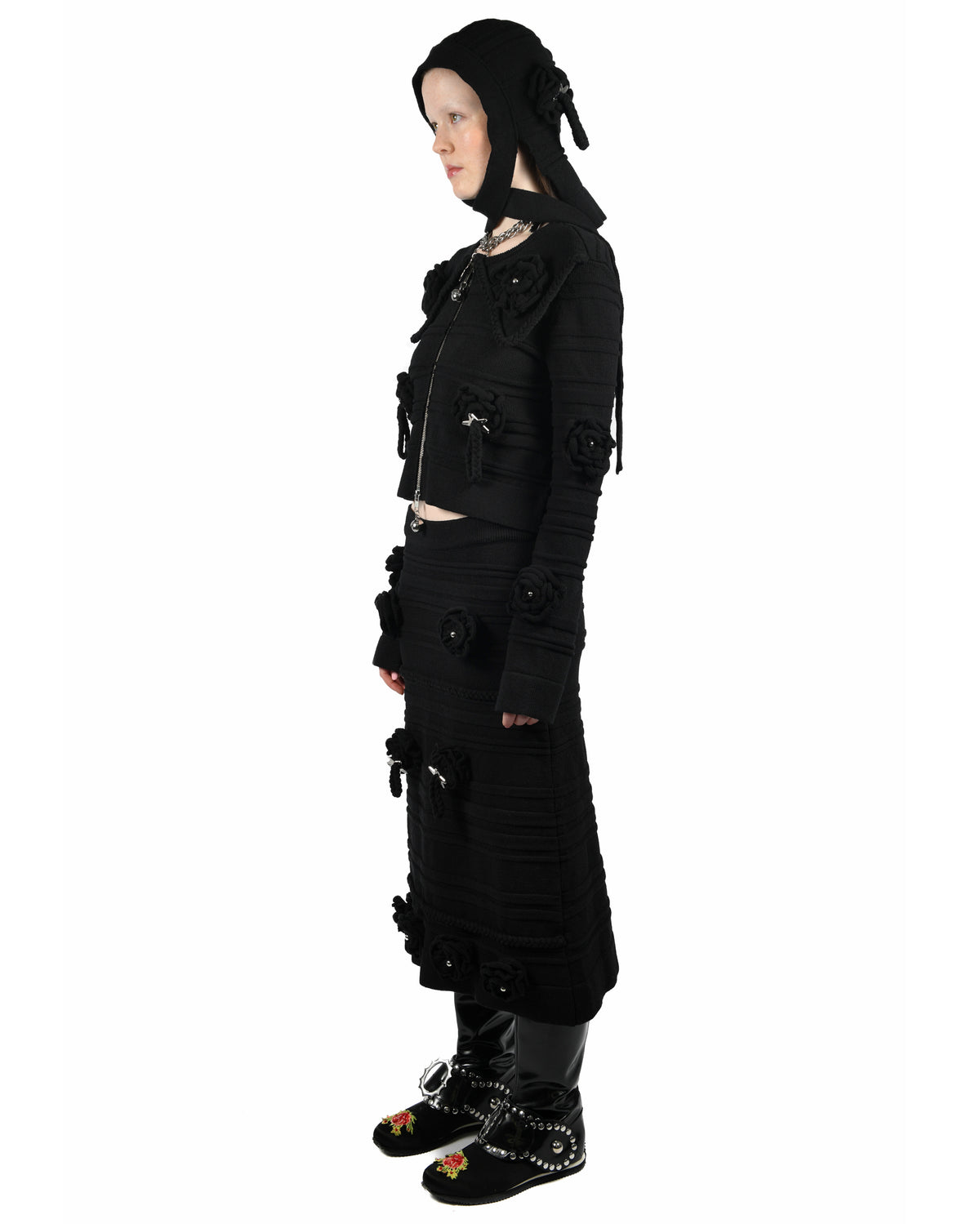 Black Club Cardigan