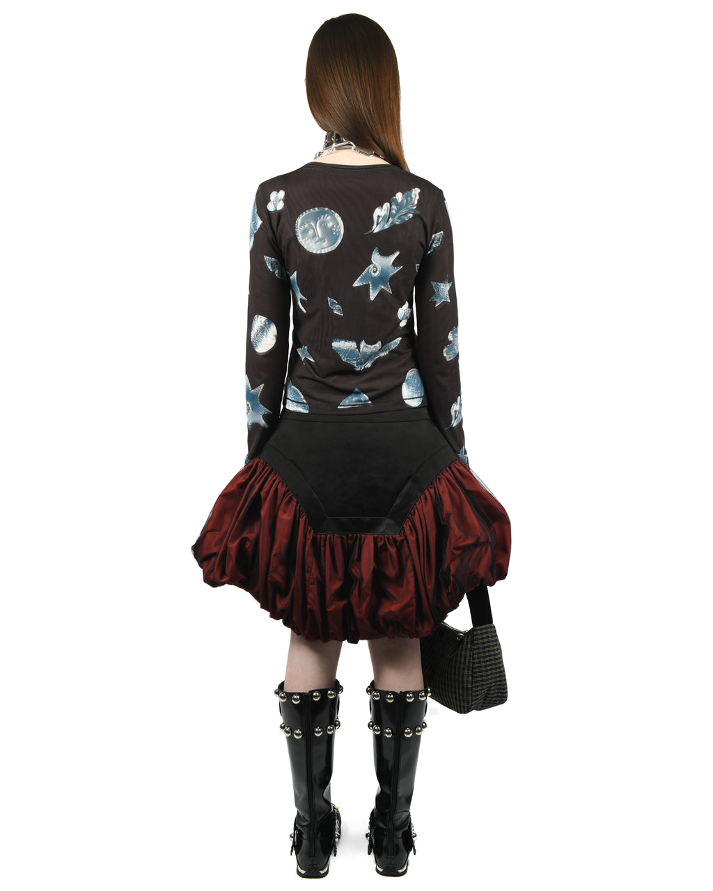 Backtuck Knee Skirt