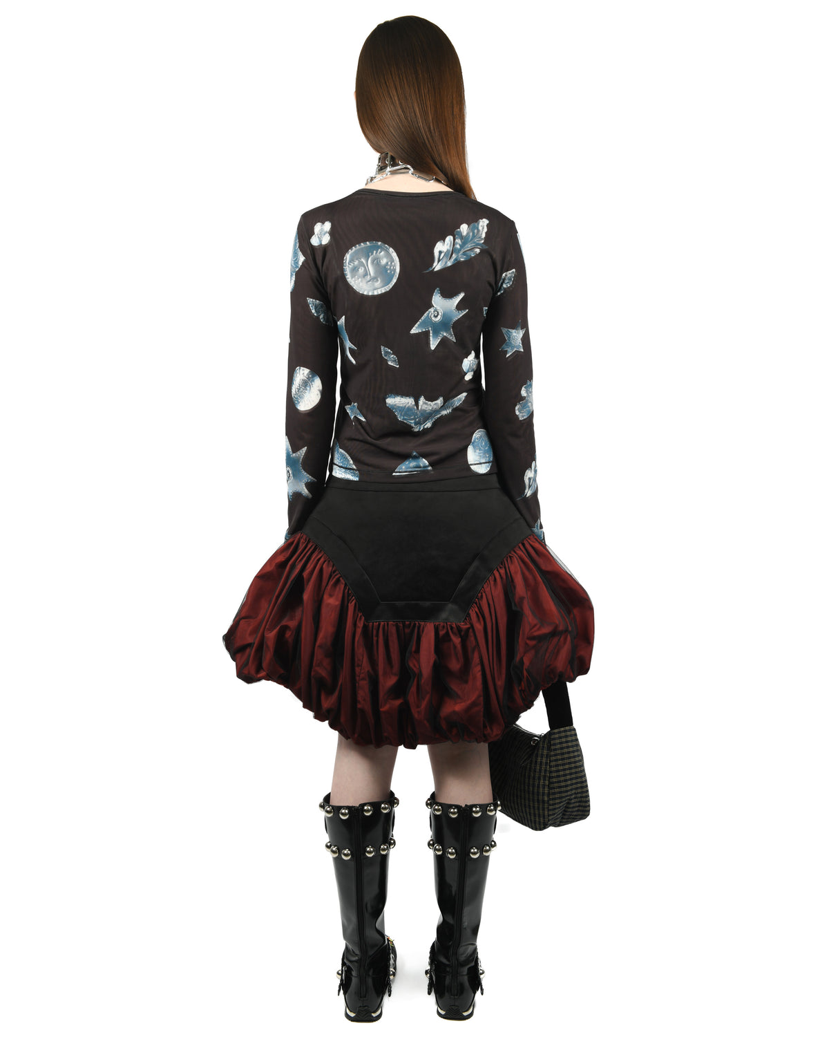 Backtuck Knee Skirt