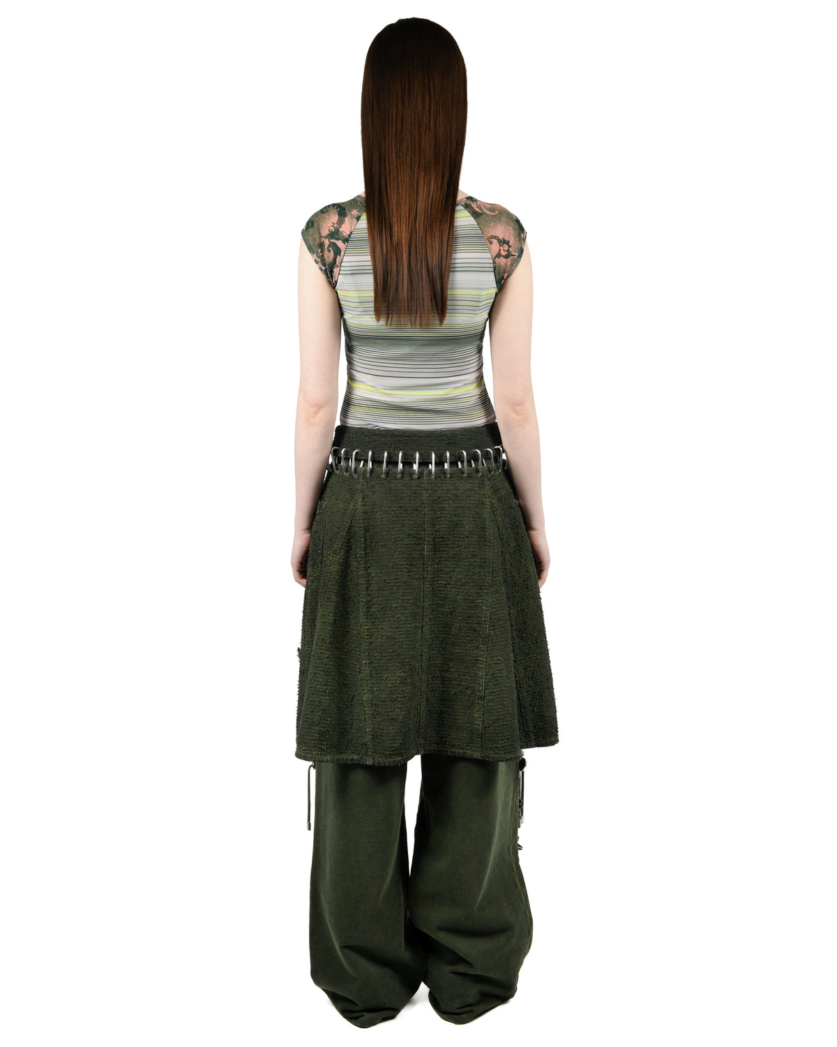 Poppet Demin Carabiner Knee Skirt