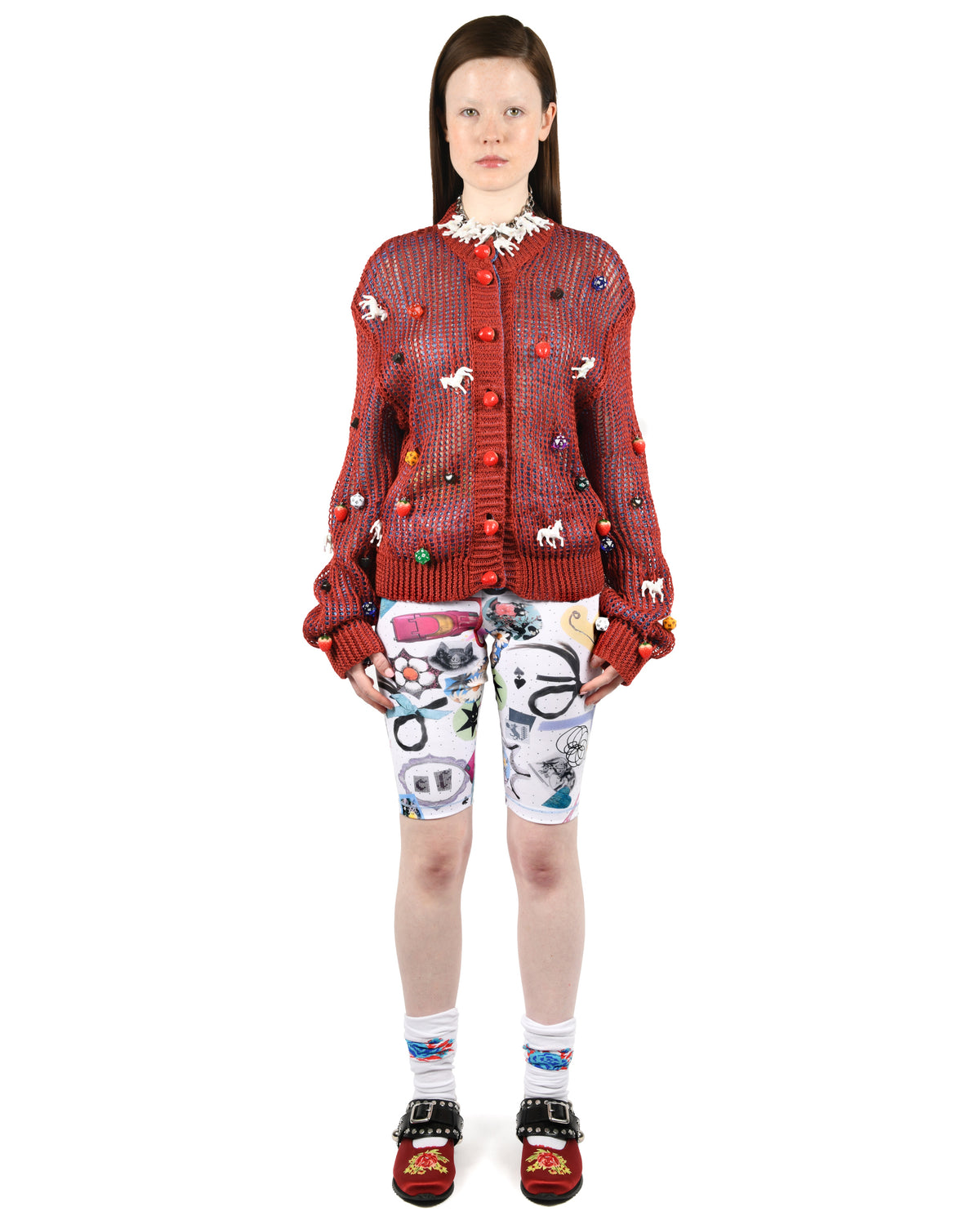 Red Trip Trip Cardigan