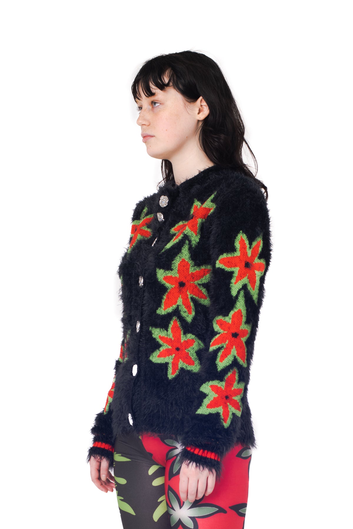 Flore Black Cardigan